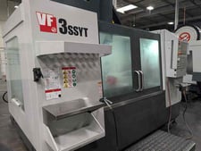 Haas #VF-3SSYT, vertical machining center, under 3,000 spindle hours, 2021