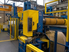 60" x 0.196" Guida, Slitting Line, w/ Tooling Robot, 55,000 lb., 20"/24" ID, 72" outside dimension, 1995