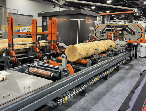 4" C-Form, Bandsaw mill, Operator Cab