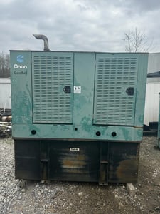 60 KW Cummins #DGCB, diesel generator set, weatherproof enclosure, 277/480 Volts, 617.2 hours