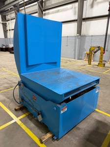 10,000 Lb. K & S, Mechanical Up-Ender, 60" outside dimension, 48" x48" bed, 1 HP, pendant Control