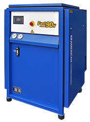 9 cfm, 6000 psi, Fast90 #AC94590-VE1-6M, High Pressure Air Compressor, Silent Vertical, 7.5 HP, 1100 RPM, 1