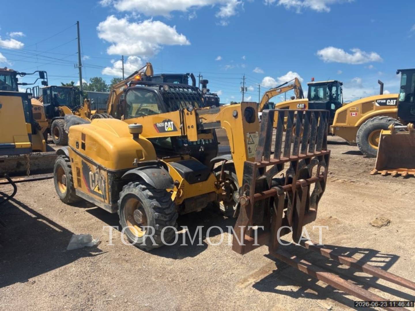 Cat TH255C, Telehandler, 4700 hours, S/N: TBS00762, 2012