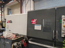 Haas #ST-45L, CNC Lathe, 34.5" swing, 80" machining length, 25.5" turning diameter, 24" chuck, 7" bar, 40 HP