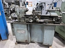 11" x 18" Hardinge #HLV-H, engine lathe, 5C collets, 5/8" spindle bore, 125-3000 RPM, threading gearbox