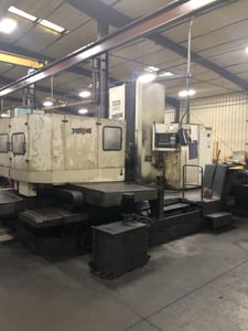 4.3" Toshiba #BTD-110R16, CNC Table Type Horizontal Boring Mill, 78.7" X, 59" Y, 19.7" spindle travel, 65" x