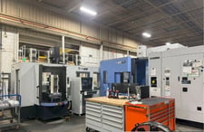 Daewoo Doosan #NHP-5000, Horizontal Machining Center, 28.7" X, 28.7" Y, 34.6" Z, 50 HP, 15000 RPM, 275
