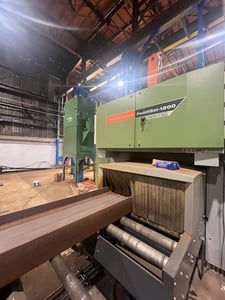 Peddinghaus #Peddibot-1200, CNC Robotic Beam Drill/Plasma Line, 48" beam capacity, 1-5/8" plate, 2" max.
