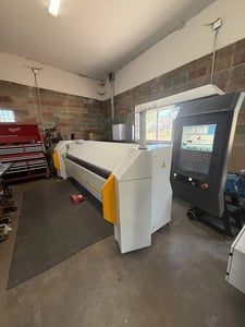 125" RAS #Turbo-Bend-Plus-62.30, CNC Folder, 14 gauge capacity, System 6000 touch screen control, 2018