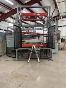 Maac #57R3, Thermoformer, 60" x 74" max. mold size