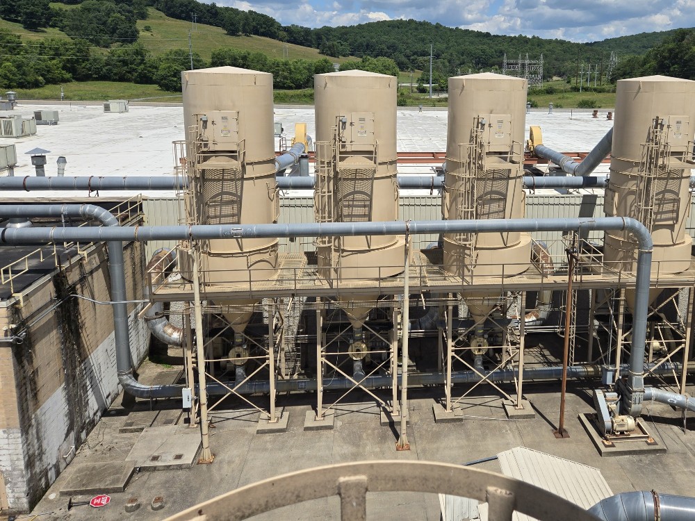 42000 cfm Pneumafil Corporation #11.5-320-12, Baghouse Dust Collector, holds (320) 12' L filter bags