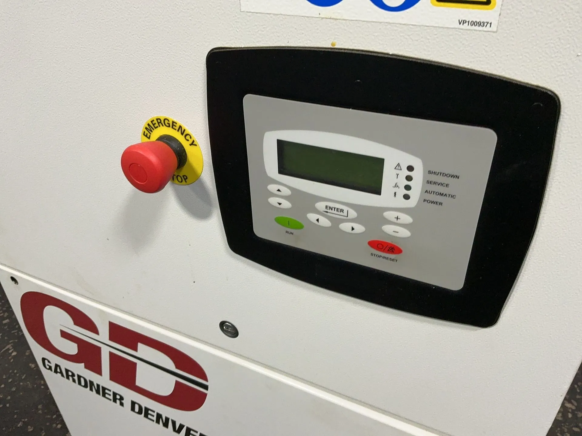 Gardner Denver #Apex-15A, rotary screw air compressor, 10 HP, 230/460 V., 3 phase