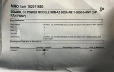 General Electric #60SA-FR11-0650-5-ANV, GE Power Module Sub