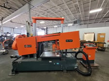 2 2" Cosen #SH-760F, Semi-Automatic Horizontal Band Saw, 262.4" x 2" Blade, 42-312 FPM, 10 HP, 220 V.