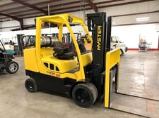 12,000 LB. Hyster #S120FT, Forklift, LPG, 98 HP, 189" Max Ht., 17,383 LB Wt., 2013