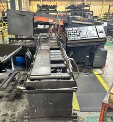 16" HEM #H130HA-C, Automatic Horizontal Band Saw, 10 HP, 440 V., 3-Phase, Hydraulic Clamping, 2014