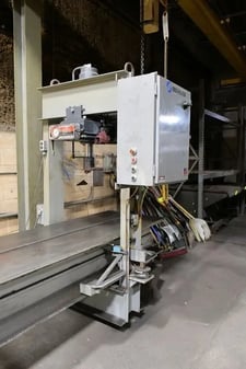 75 Ton, Dake #5-075, Elec-Draulic H-Frame Traveling-Column Hydraulic Straightening Press, 10" Stroke, 2 HP