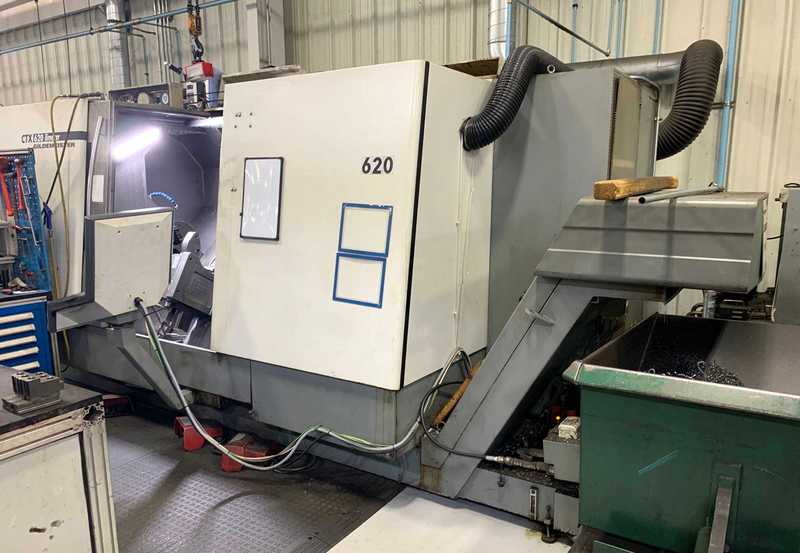 DMG Gildemeister #CTX620x1000, CNC Turning Center, Y-Axis, Live Milling, 44.2 HP Main Drive