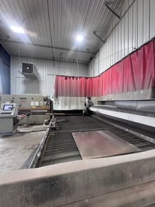 A & V #A & V1206BA, Waterjet, 6' x 12' table, 50 HP, 2016