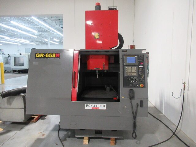 Roku-Roku #GR-658N, CNC Graphite Machining Center, 29.4" x19.7" Fanuc 16i-M, 32000 RPM, HSK Taper, Dust