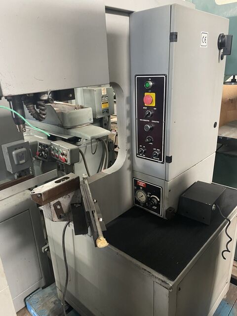 6 Ton, Haeger #618, insertion machine, 18" throat, 8" stroke, 2 HP, 440 V. (3 available)