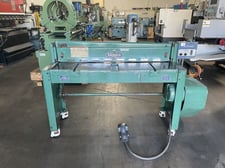 16 gauge x 4' Famco #152, power shear, 190 SPM
