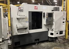 Haas #EC-400PP, horizontal machining center, 15.75" pallet, 20" X, 20" Y, 20" Z, 12,000 RPM, 70 automatic