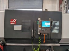 Haas #ST-45L, CNC lathe, 34.5" swing, 7" bar, 24" chuck, 80" centers, 25.5" turning diameter, 12 station