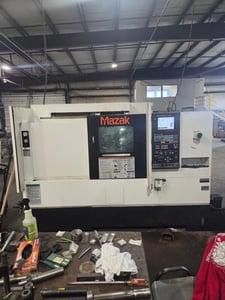 Mazak #QTN-250, CNC lathe, 26.5" swing, 2.5" bar, 10" chuck, 22" centers, 4,000 RPM, 12 station turret