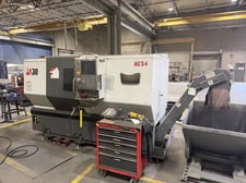 Haas #ST-30, CNC lathe, 31" swing, 3" bar, 10" chuck, 26" centers, 21" turning diameter, 12 station turret