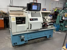 Trak #1840SX, CNC lathe, 18.5" swing, 2.3" bar, 10" chuck, 40.2" centers, 9" turning diameter, 2,500 RPM, SLX