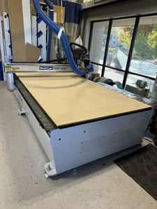 Multicam #1000-Series, CNC router, 60" x 120" table, vacuum hold down, Perske spindle, 23,500 RPM, 4.9 HP