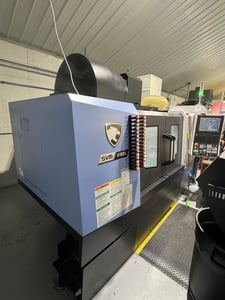 DN Solutions #SVM5100L, vertical machining center, 50" X, 20" Y, 20" Z, 12,000 RPM, 30 automatic tool