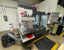 Haas #VM-2, vertical machining center, 30" X, 20" Y, 20" Z, 12,000 RPM, 24 automatic tool changer, CAT 40, 30