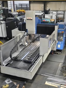 Mazak #AJV-60/120, vertical machining center, 120" X, 60" Y, 30" Z, 6,000 RPM, 60 automatic tool changer, CAT