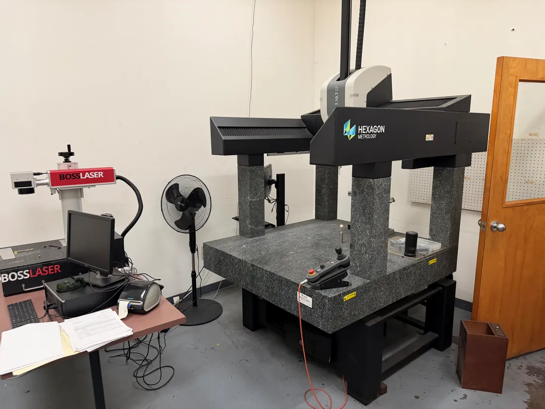 Hexagon #7.10.7-SF, coordinate measuring machine, 27.95" x 39.76" x 26.77" travels, 2015