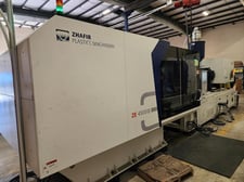 506 Ton, 59.68 oz., Haitian #ZEIII-4500/3350, injection molding machine, 35.83" tie bars, 51.18" platen