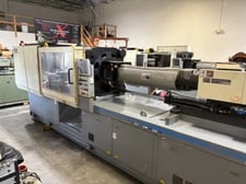 200 Ton, 21.4 oz., Nissei #FNX180-50A, injection molding machine, 22" tie bars, 31.5" platen, 37.4" daylight