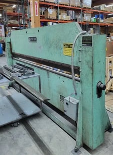 15 Ton, Roto-Die #Model-10, hydraulic press brake, 3" stroke, 120" x 16 gauge capacity, 2-1/8" die clearance