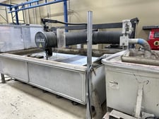 Omax #55100, waterjet, 4.5' x 8.3' table, 30 HP, 60,000 PSI., Omax PC based control, 2005