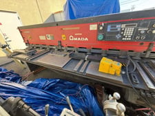 1/4" x 8' Amada #M-2560, mechanical power squaring shear, 7.5 HP, 60 SPM, programmable back gauge, squaring