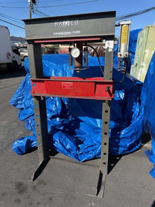 55 Ton, Ramco, H-frame hydraulic press, 32" between beams