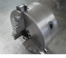 6-1/4" 3-Jaw self-centering universdal D1-4 back lathe chuck with wrench (YMC)