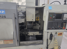 Sharp #SV-2412S, CNC vertical machining center, Fanuc 0iMC, 24" X, 12" Y, 18" Z, 10000 RPM, 16 automatic tool