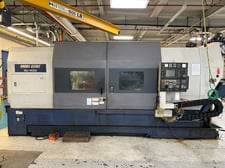 Mori Seiki #SL-400-BMC/2000, CNC turning center, 36.8" swing, 18" chuck, 3-jaw, 5.1" bar, 40" centers, 40 HP