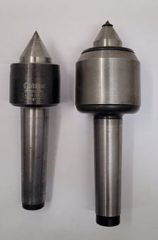 4MT live centers, Skoda #4-CSN-243324 & unbranded, Set of 2, AS IS