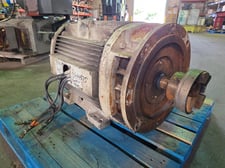 250 HP 1800 RPM General Electric, Frame 445TSD, Drip-Proof Ball Bearing, 460 Volts