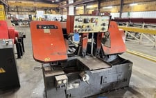 16" x 16" Amada #HA-400W, automatic horizontal band saw, 180" x 1.5" x .050" band, 7.5 HP