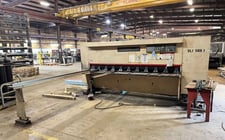 1/4" x 10' Cincinnati #250HSx10FT, hydraulic power squaring shear, 36" front operated power back gauge, 12