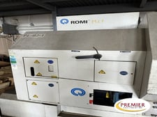 Romi #M27, CNC flatbed lathe, Fanuc 21iT Control, 26.7" swing, 39" centers, 19" manual chuck, teach mode, 2006